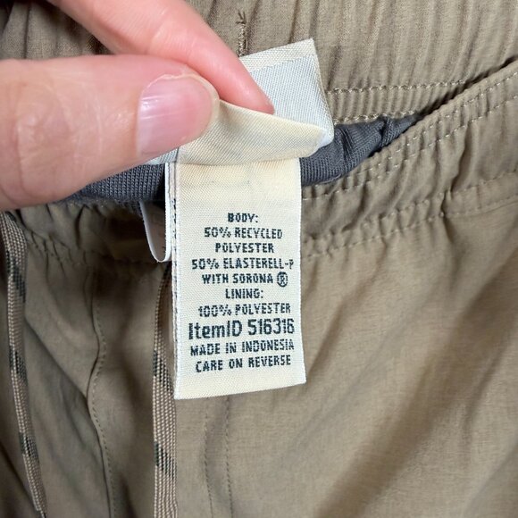 L.L.Bean Multisport Lined Pants Mens Size XXL Brown Performance Hiking Athletic - Picture 11 of 12